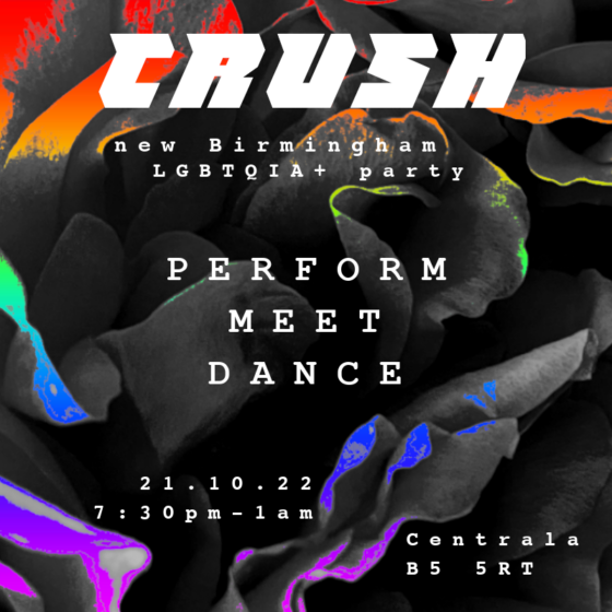 CRUSH party poster